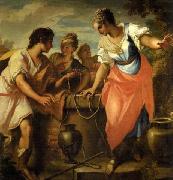 Niccolo Bambini Rebecca at the well oil